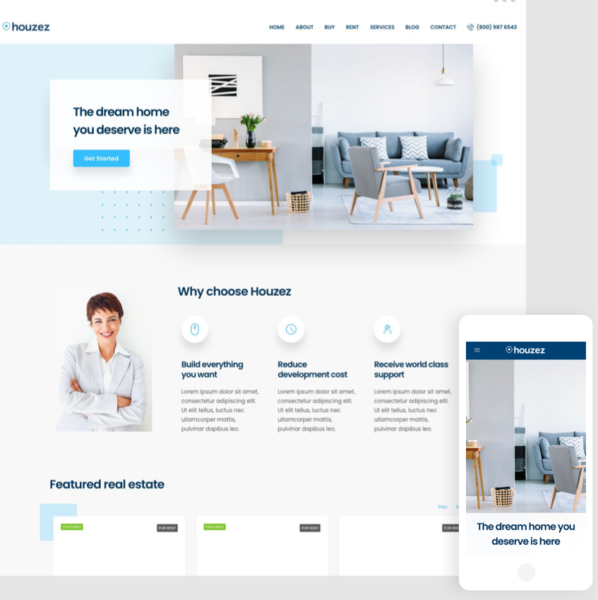 Real Estate Website Design