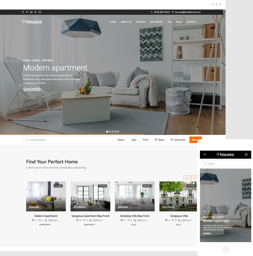 Real Estate Website Design