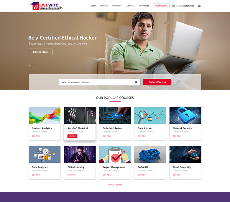 Education Website Design
