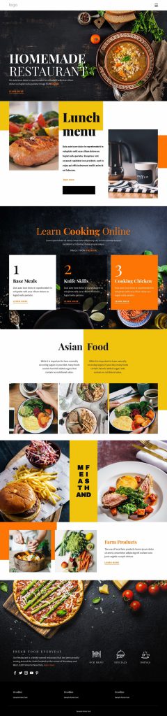 Restaurant Website Design